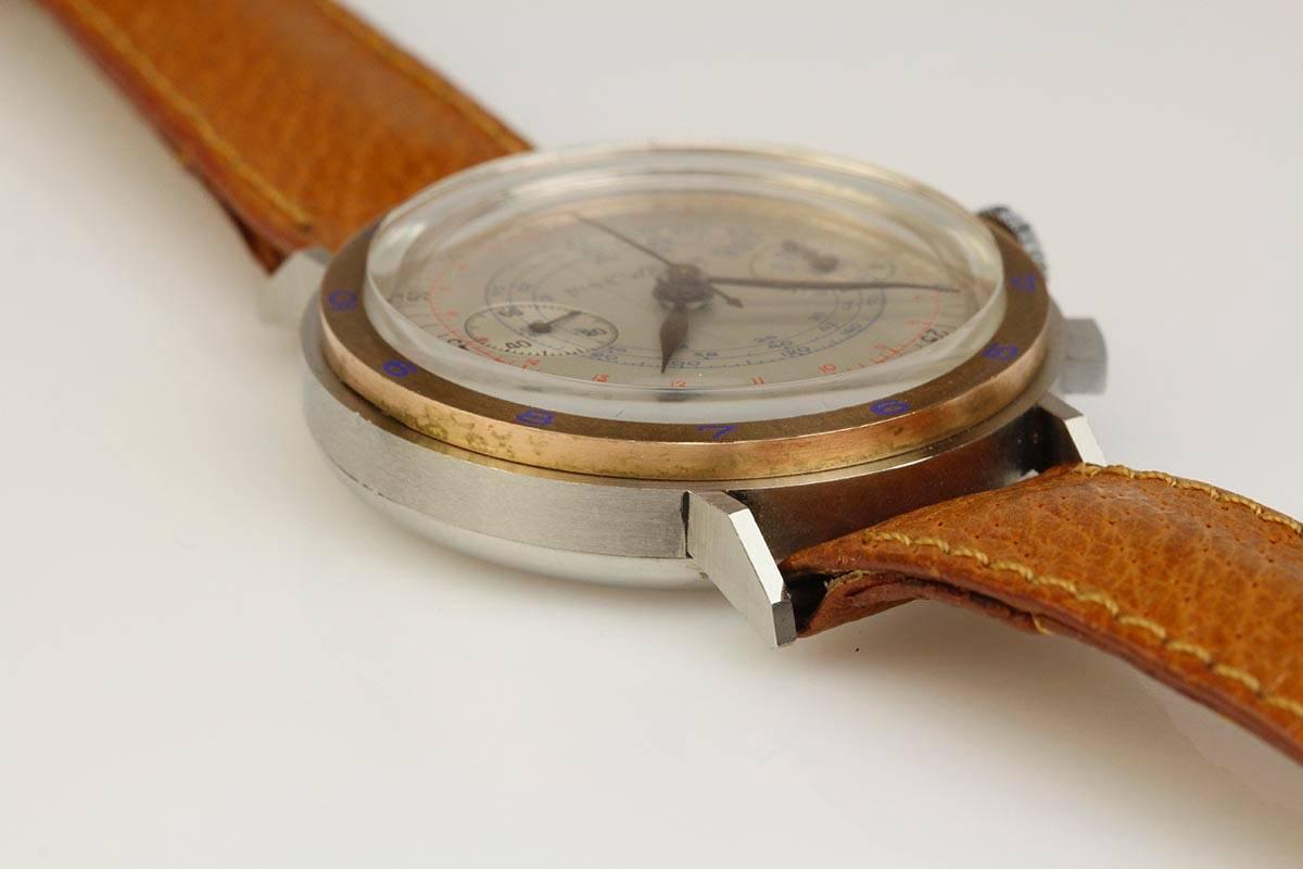 Nice Watch Company Stainless Steel Chronograph Wristwatch 5