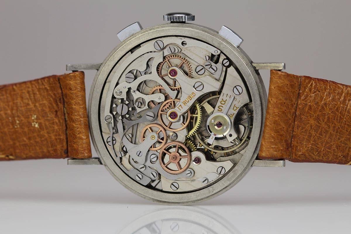 Nice Watch Company Stainless Steel Chronograph Wristwatch 1
