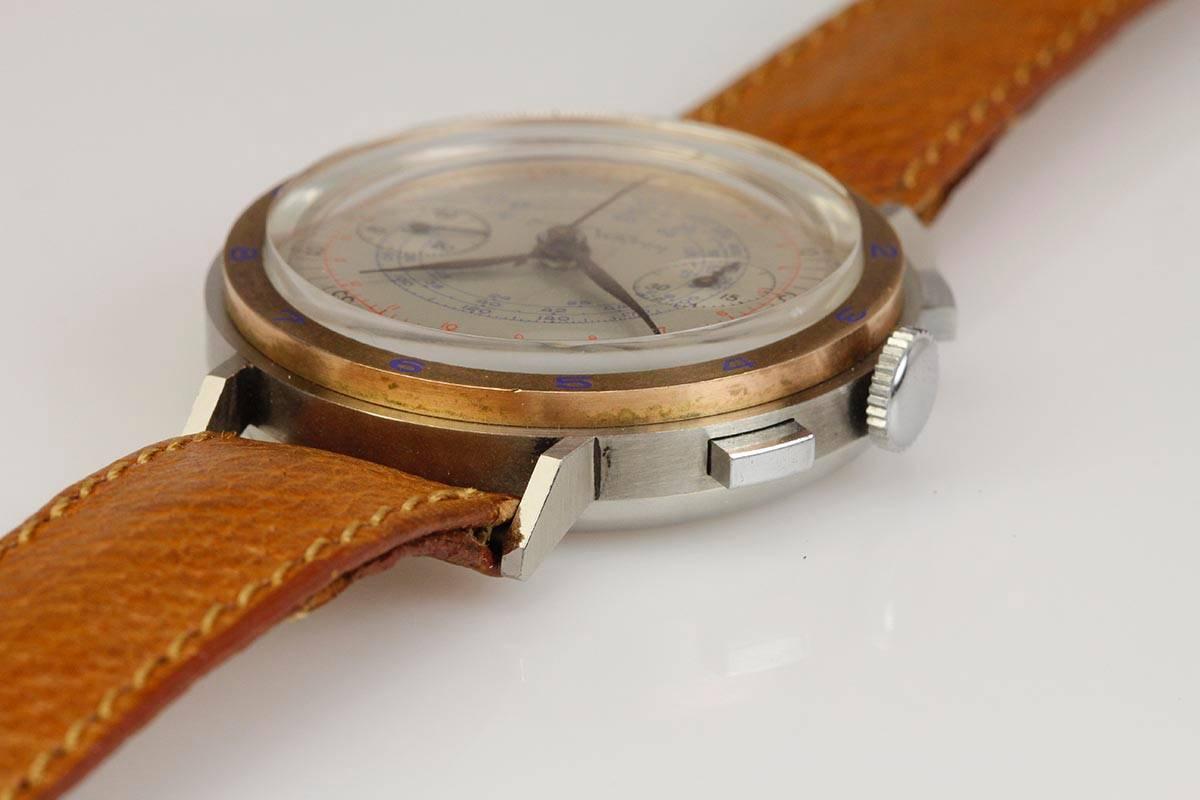 Nice Watch Company Stainless Steel Chronograph Wristwatch 4