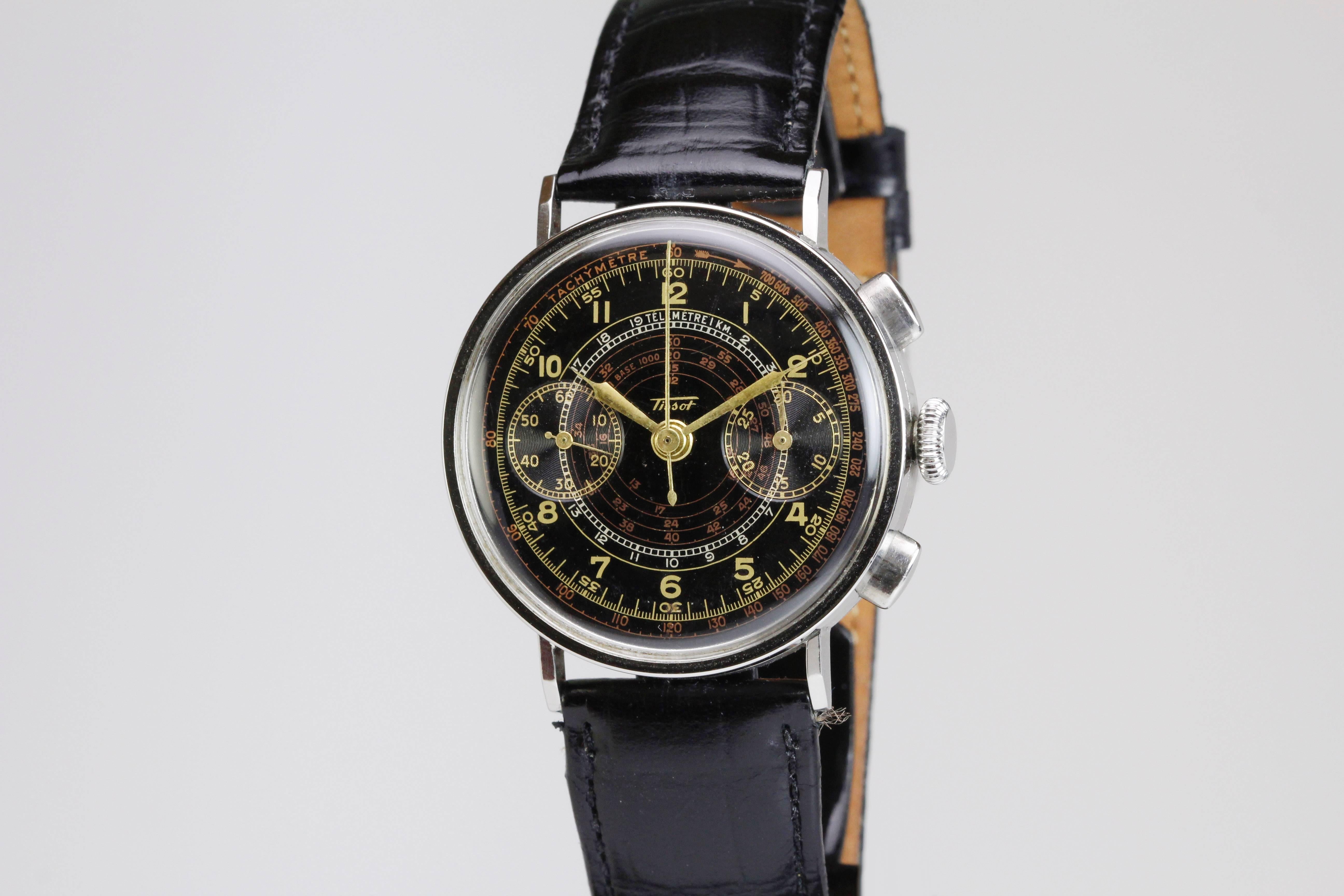Tissot Stainless Steel Chronograph Wristwatch 1