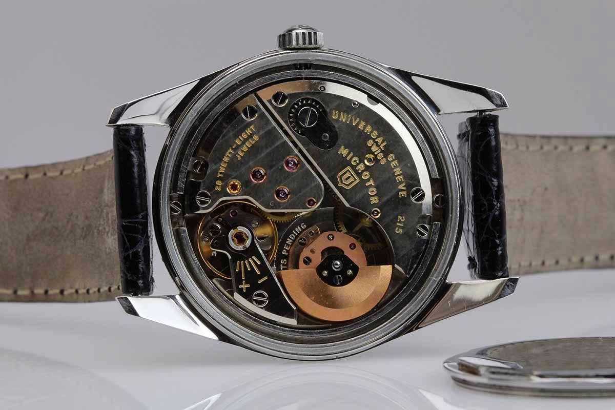 Universal Geneve Edelstahl Polerouter Automatik-Armbanduhr 6