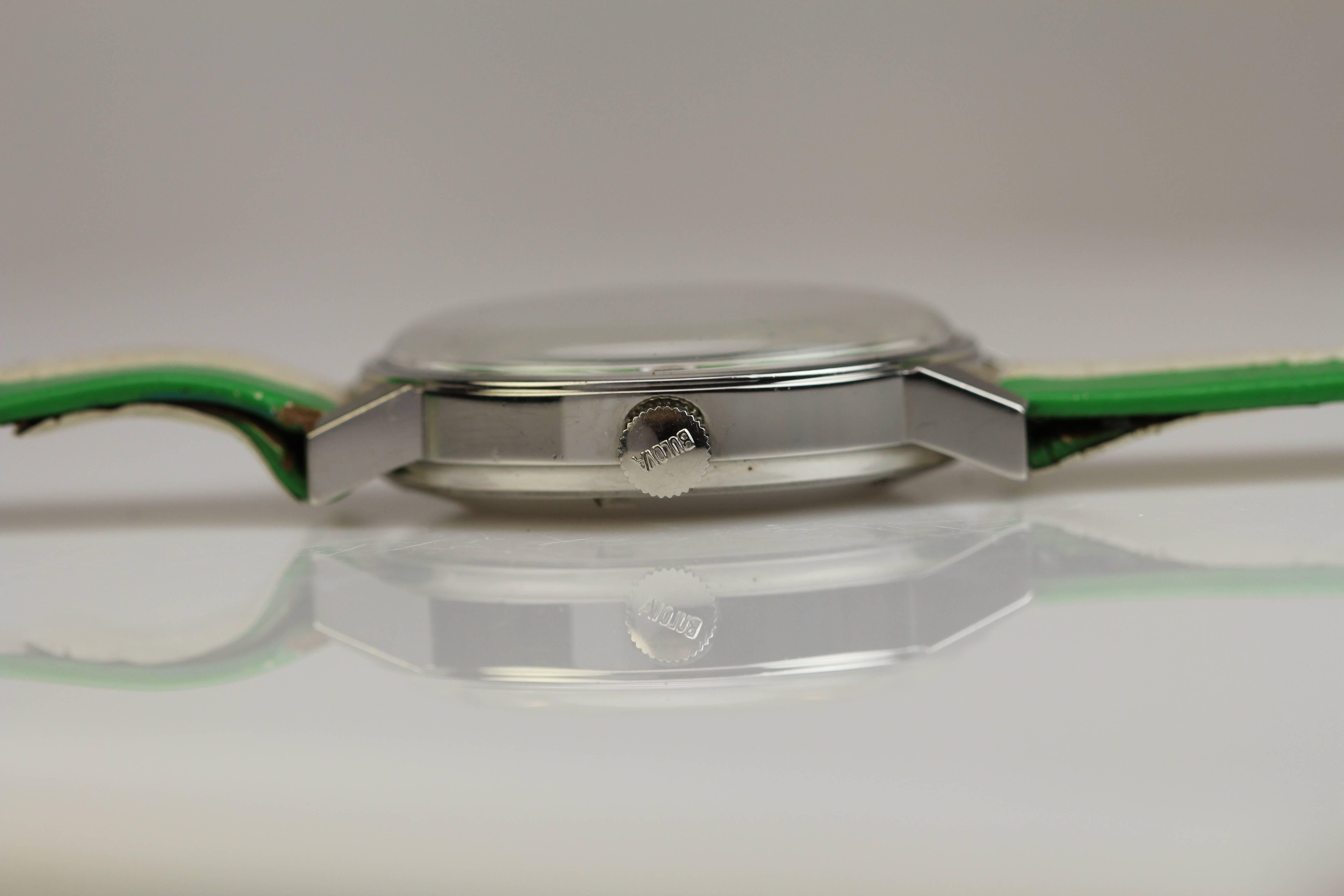  Bulova Montre-bracelet Spinnaker Day Date en acier inoxydable Pour hommes 