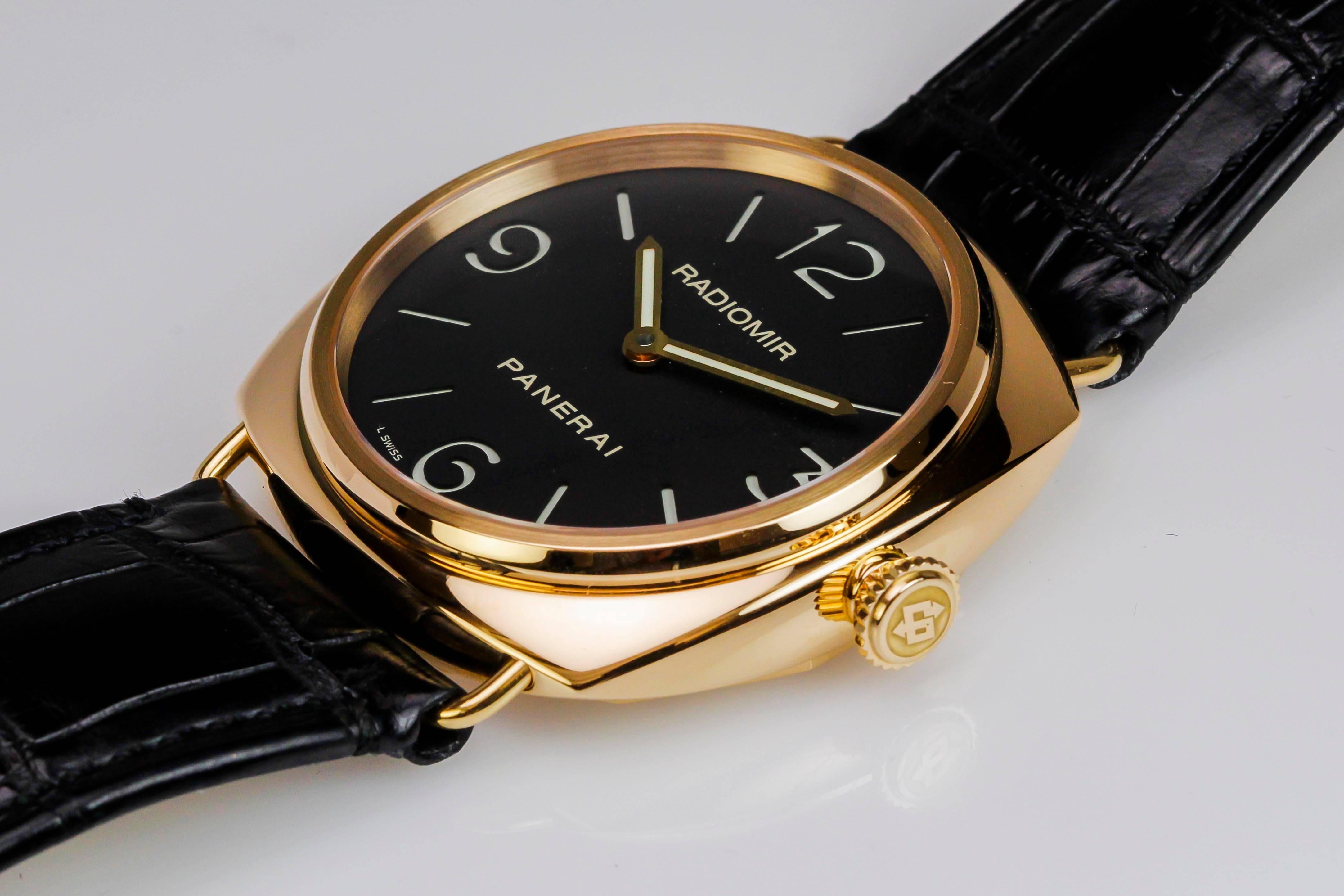 Panerai Gelbgold Radiomir PAM 231 Armbanduhr Herren