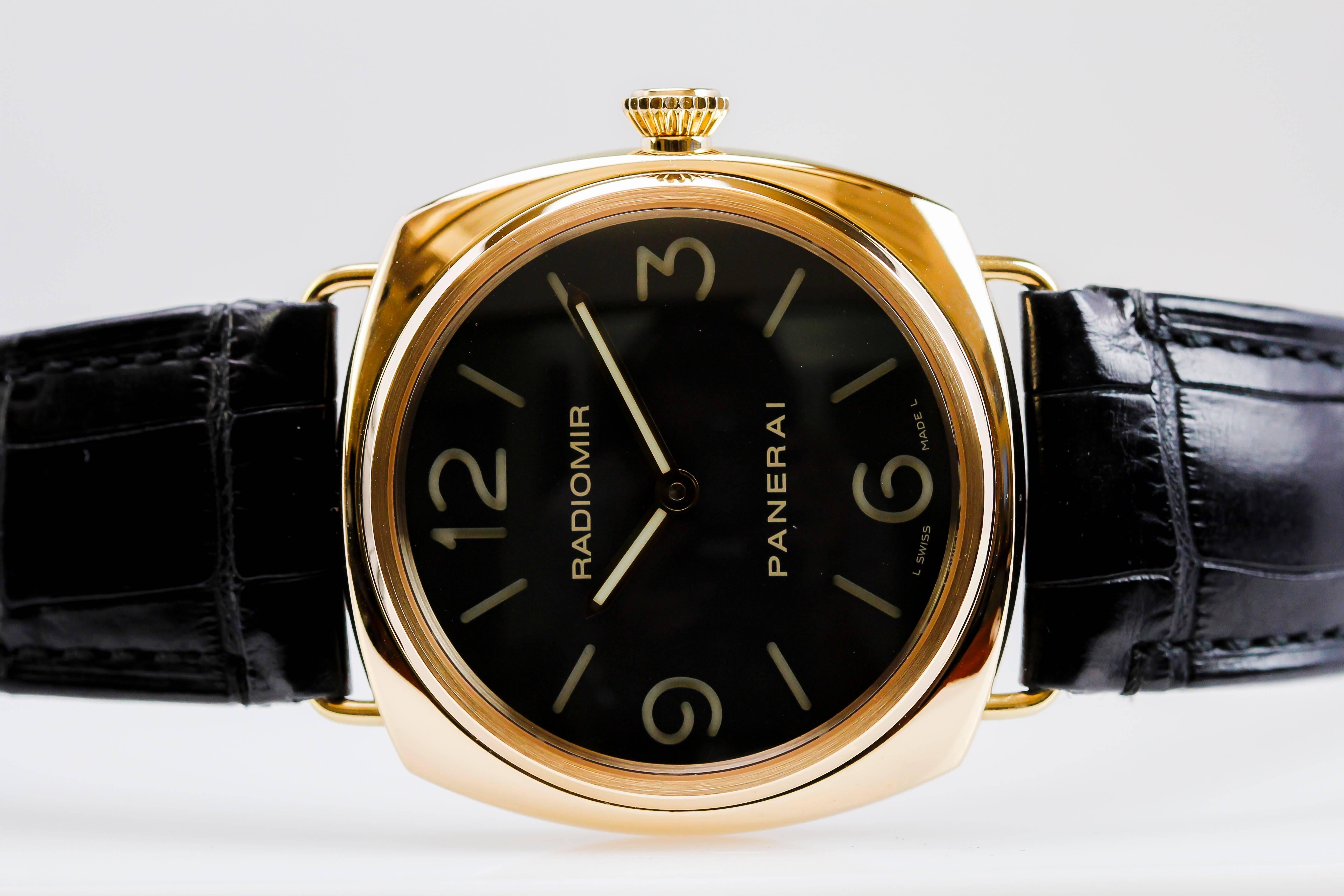 Panerai Gelbgold Radiomir PAM 231 Armbanduhr 3