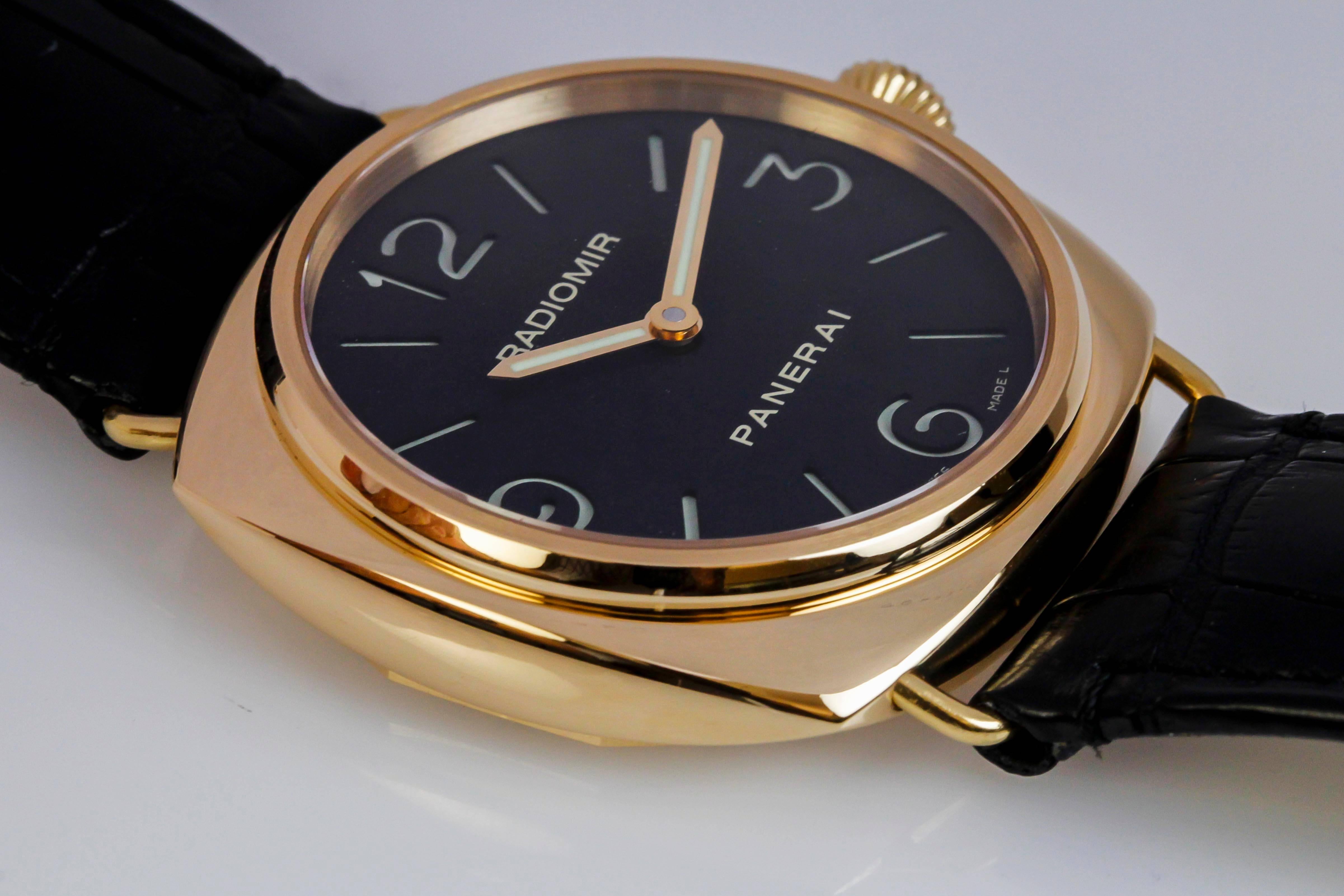 Panerai Gelbgold Radiomir PAM 231 Armbanduhr 2