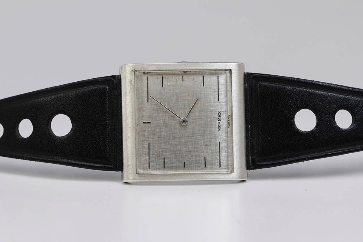 Corum for Hermes Sterling Silver Buckingham Ref 54121 5