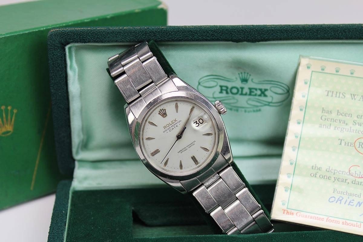 Rolex Stainless Steel Date Oyster Wristwatch Ref 1500   1