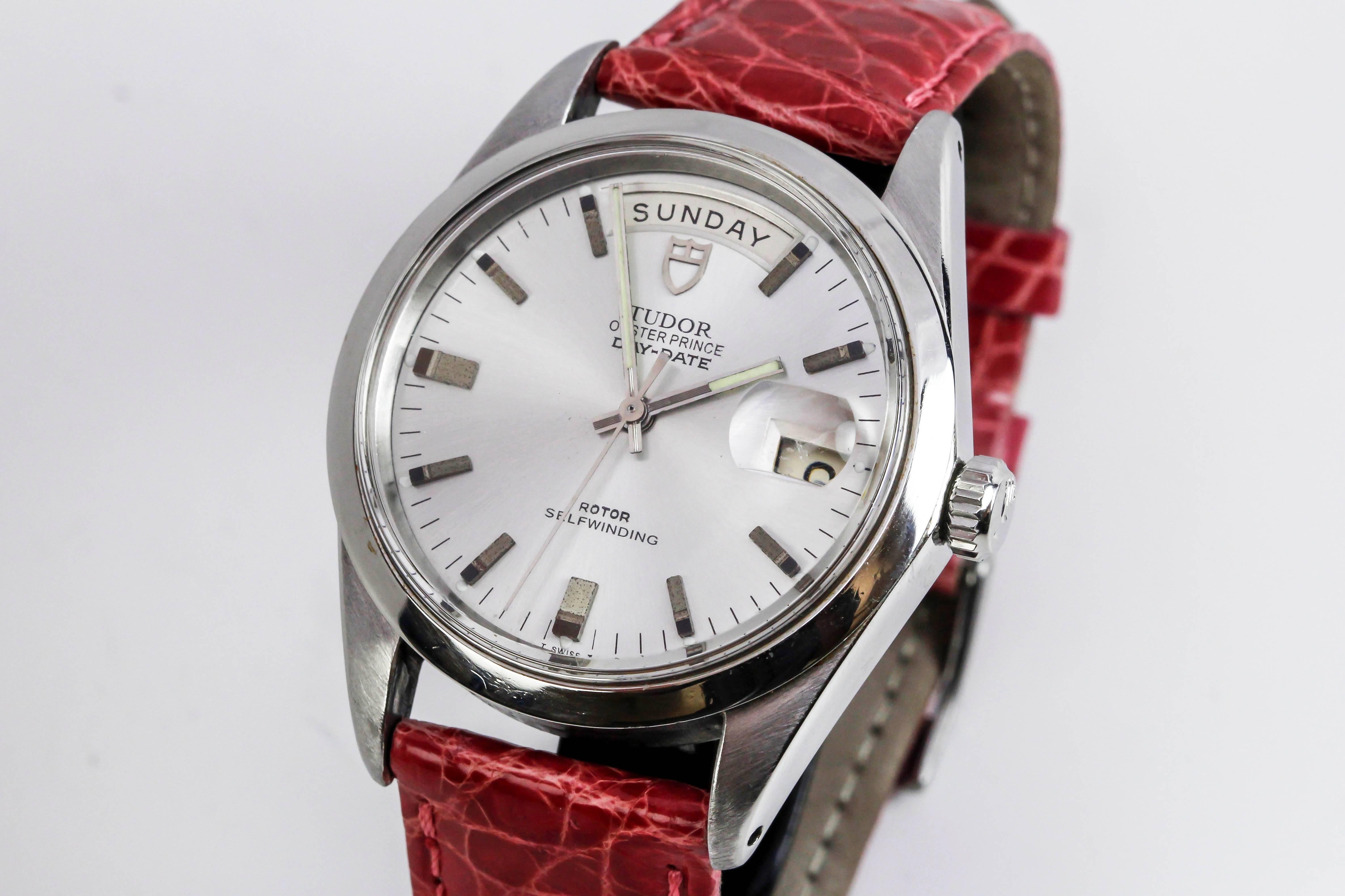 Tudor Stainless Steel Oyster Prince Date+Day Ref 7017/0 1
