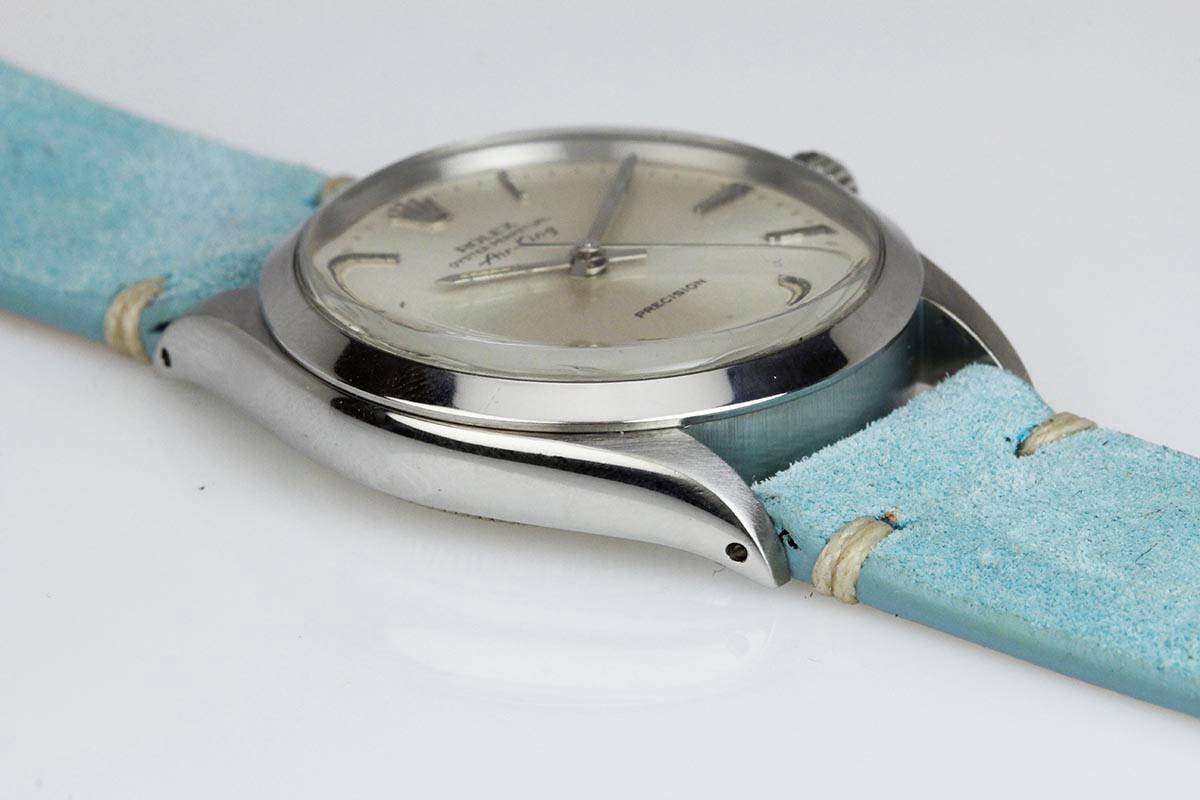 Rolex Stainless Steel Air King Precision Wristwatch Ref 5500  In Good Condition In Miami Beach, FL