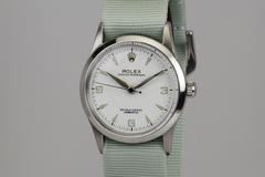 Retro Rolex Stainless Steel Oyster Perpetual Ref 6532 Wristwatch  
