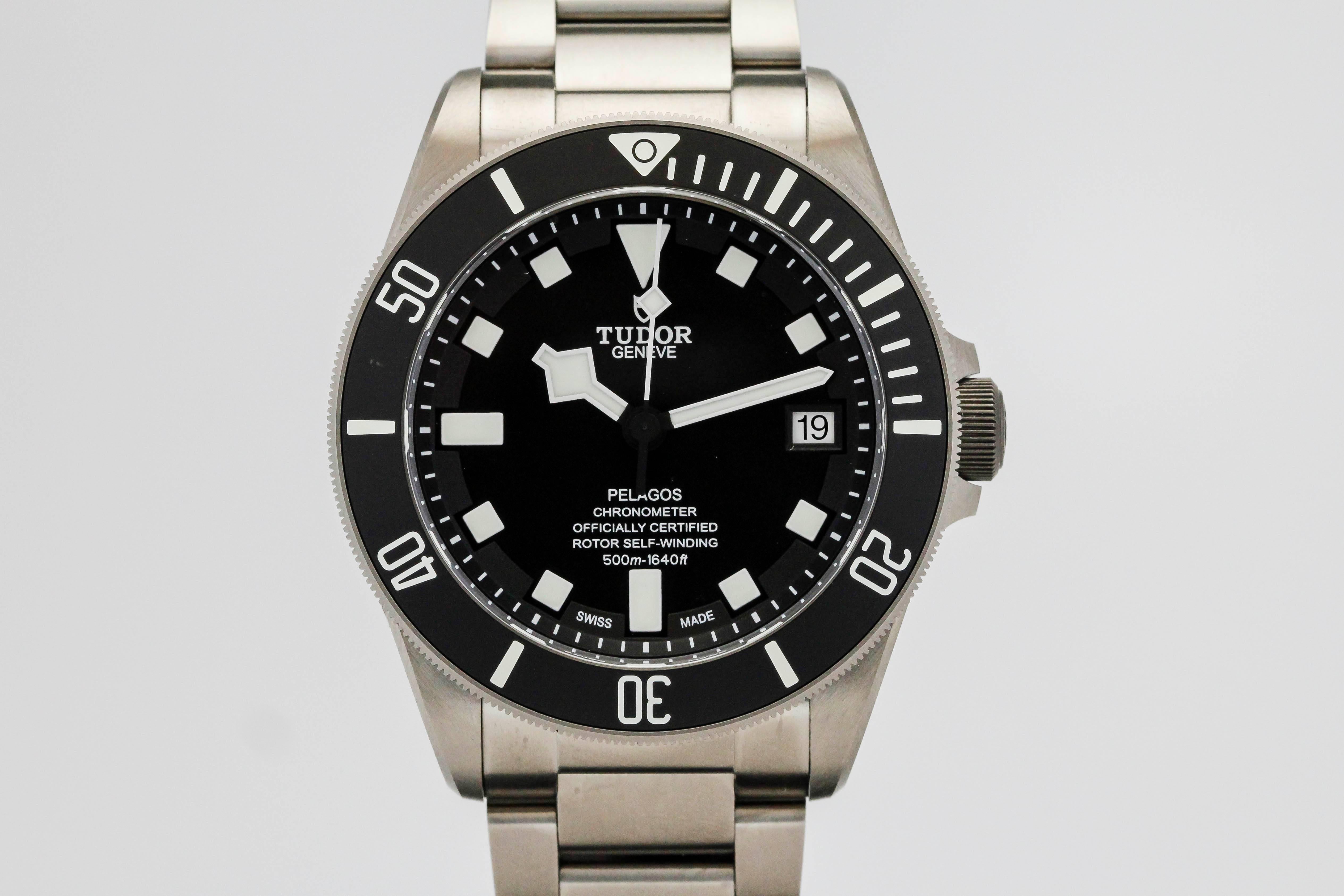 Tudor Pelagos Titanium Dive Automatic Wristwatch Ref 25600TN 6