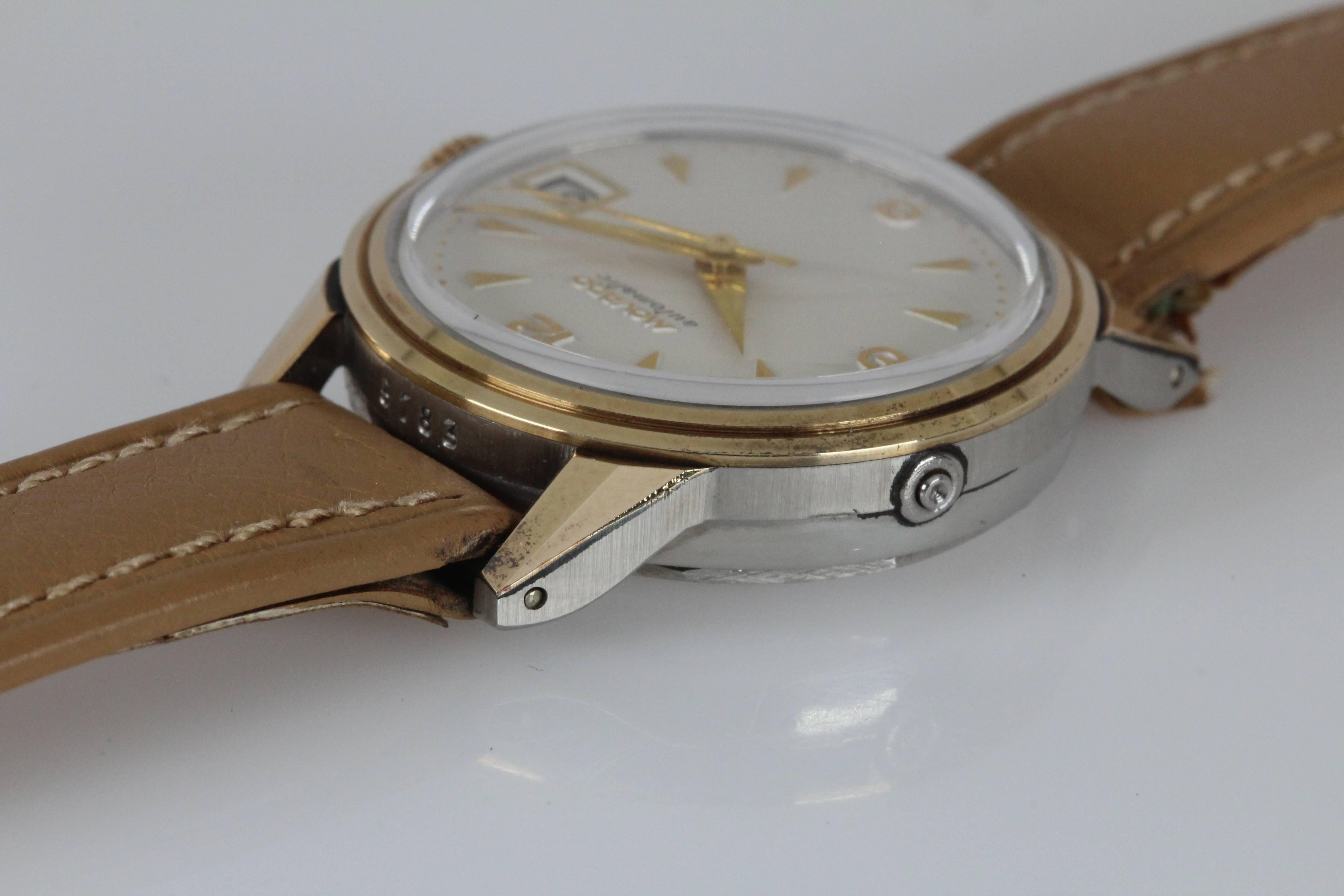 Men's Movado Gold-Plated Automatic Wristwatch, circa 1950s