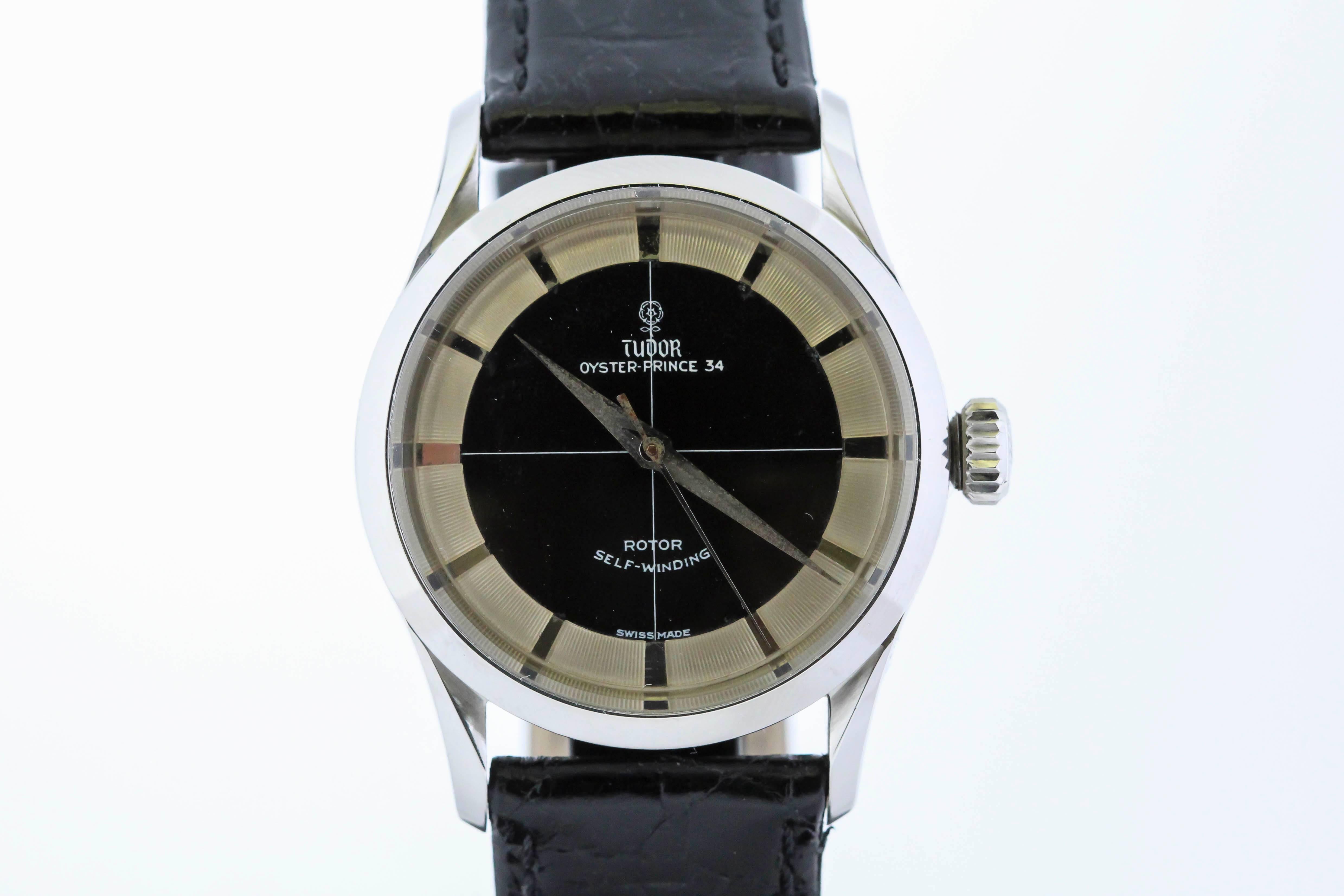 Tudor Stainless Steel Oyster Prince Automatic Wristwatch Ref 7950 In Excellent Condition In Miami Beach, FL