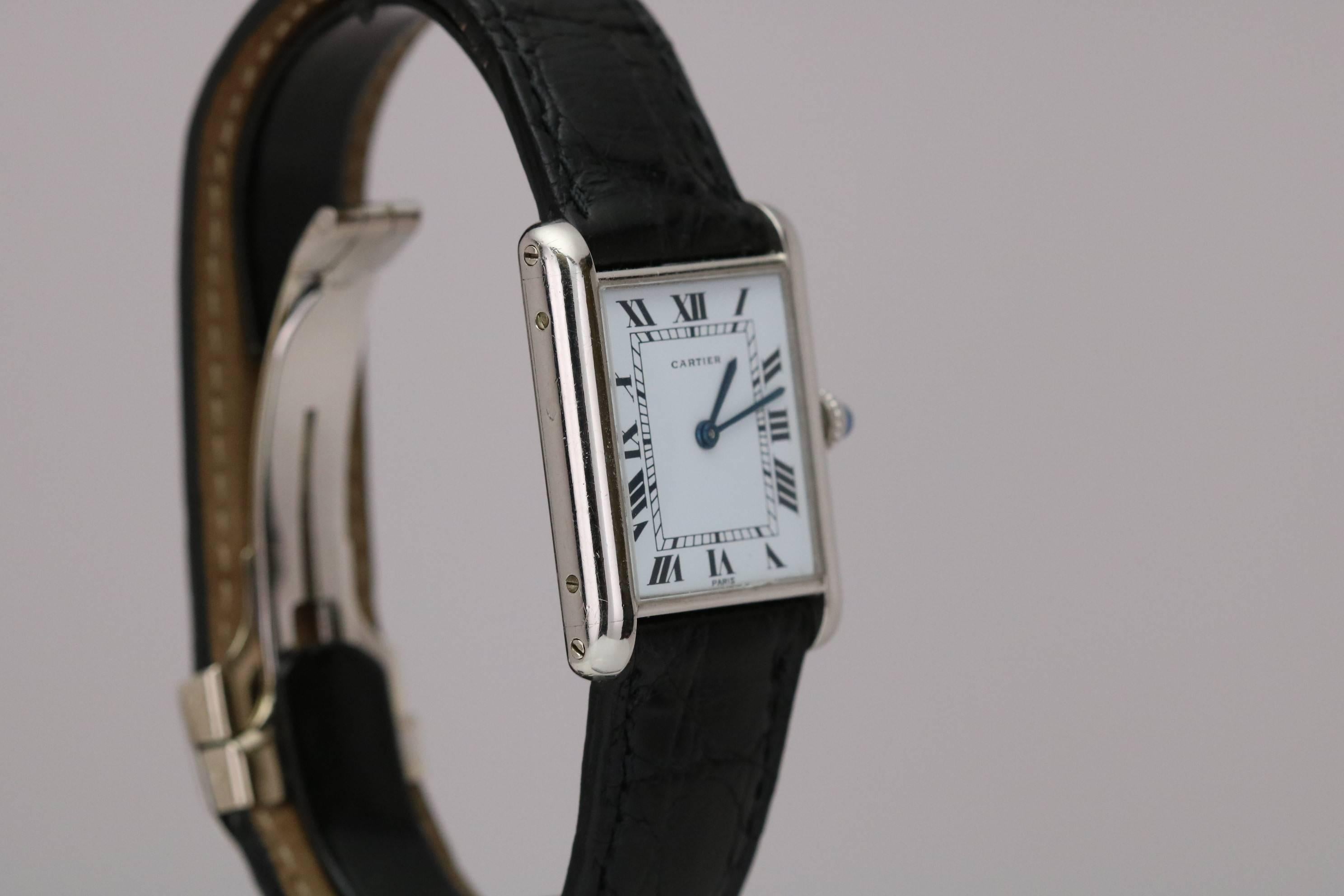 1970 cartier tank watch