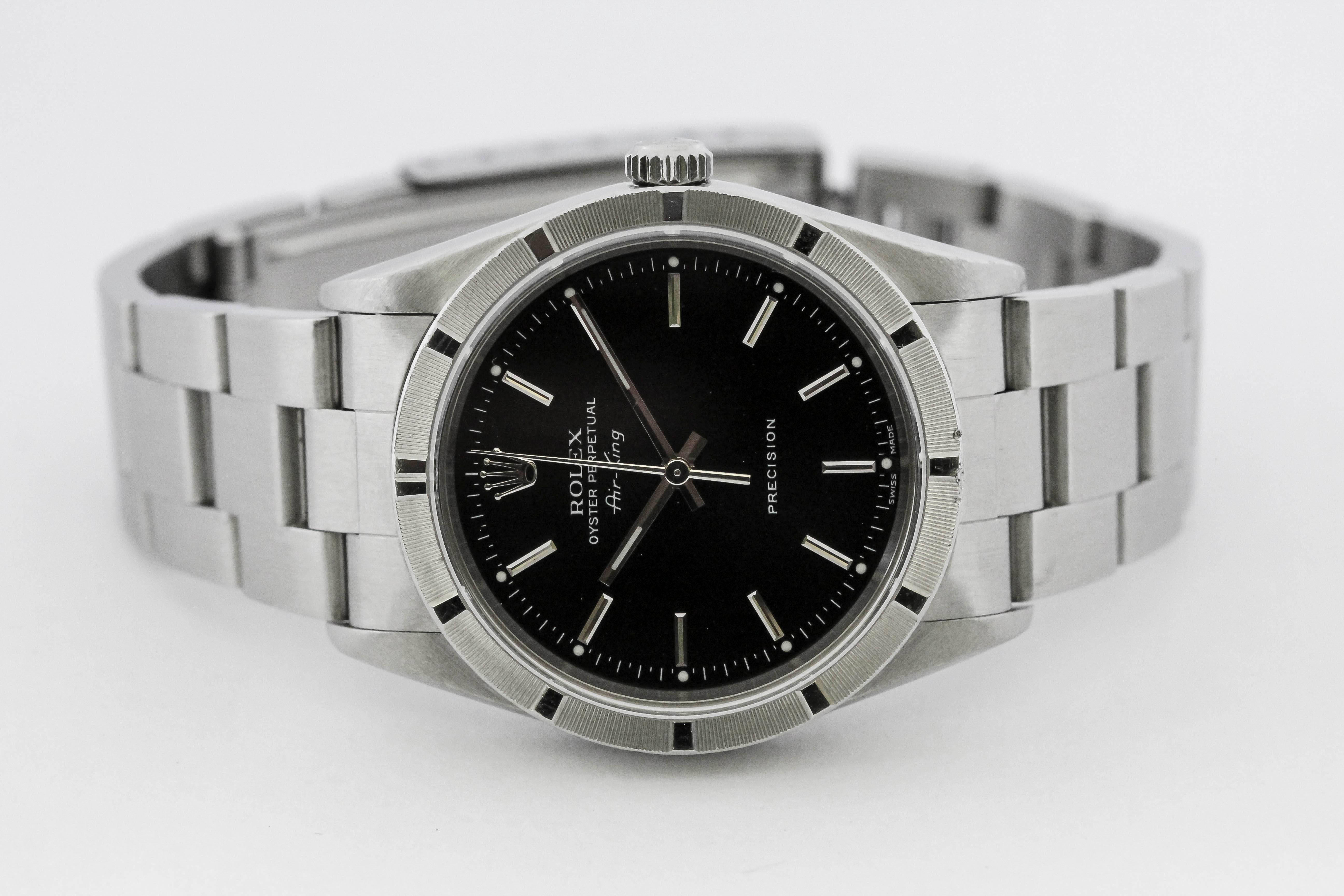 Rolex Stainless Steel Air King Precision Wristwatch Ref 14010M, circa 2006 3