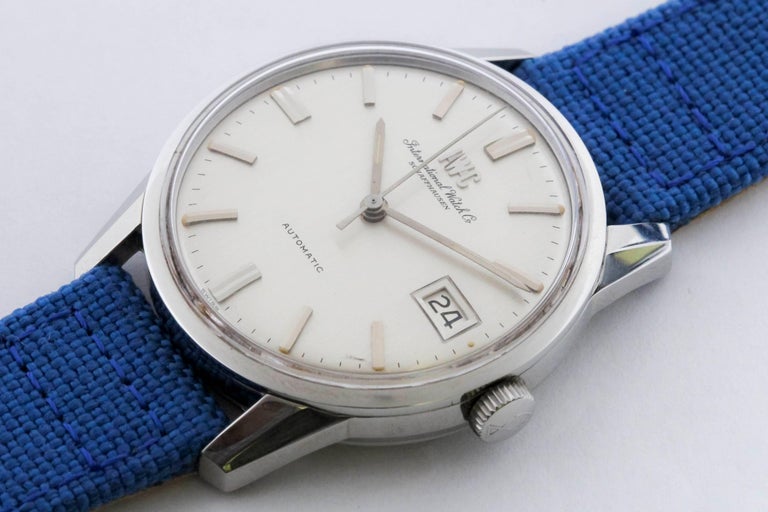 International Watch Company IWC Stainless Steel Automatic Wristwatch, c ...
