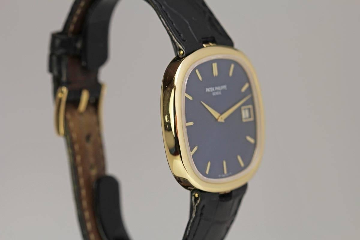  Patek Philippe Or Jaune Jumbo Ellipse Ref 3604 Pour hommes 