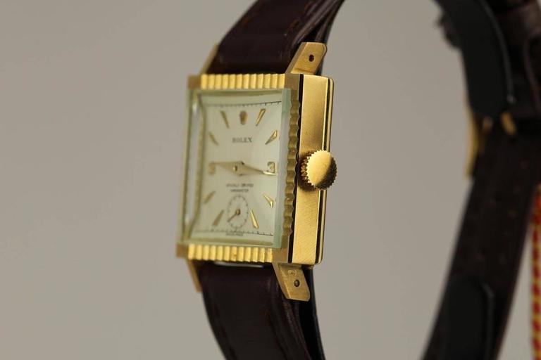 Rolex Yellow Gold Chronometre Wristwatch Ref 3737 For Sale at 1stDibs