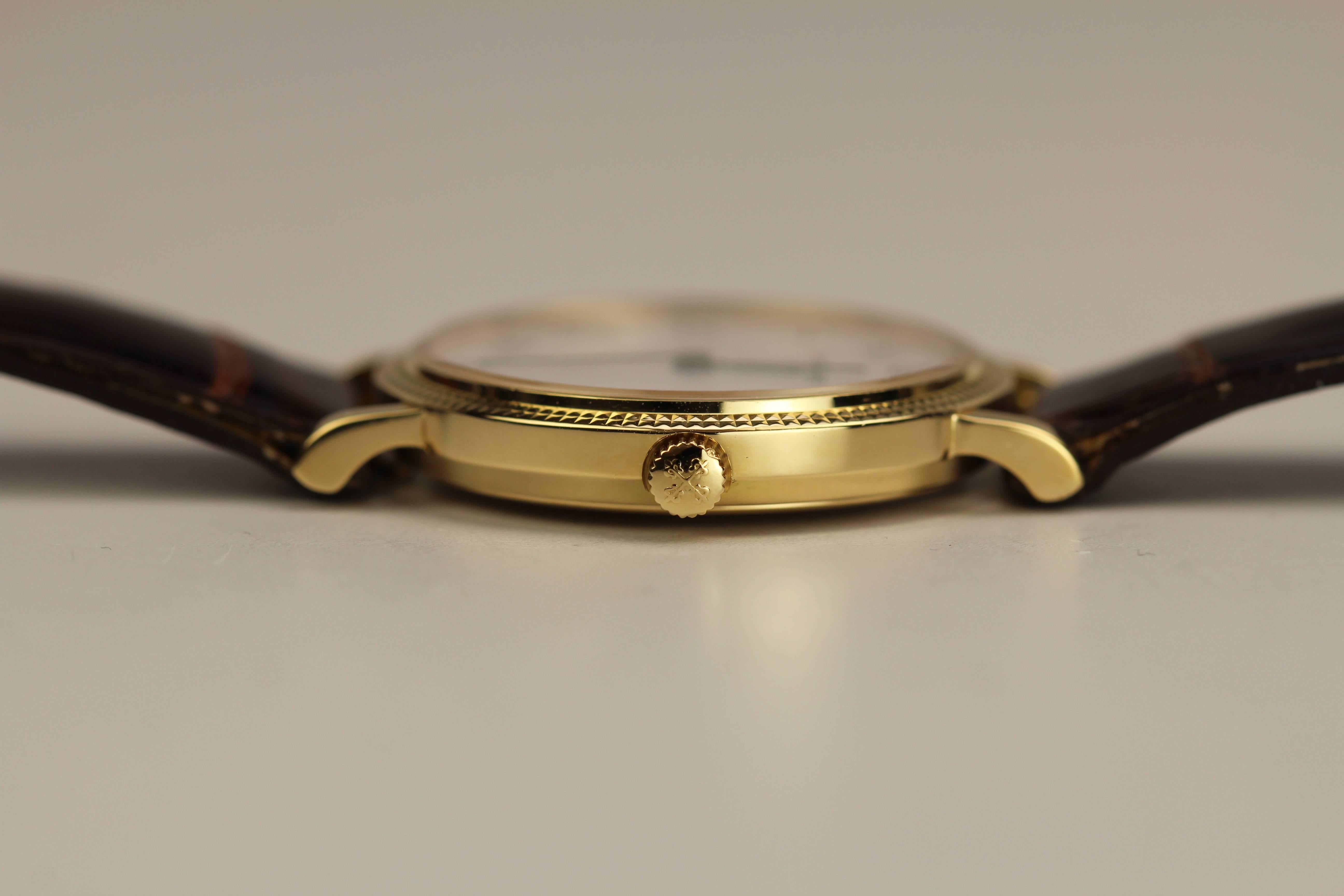 Patek Philippe Lady's Yellow Gold Calatrava Wristwatch Ref 4819 1