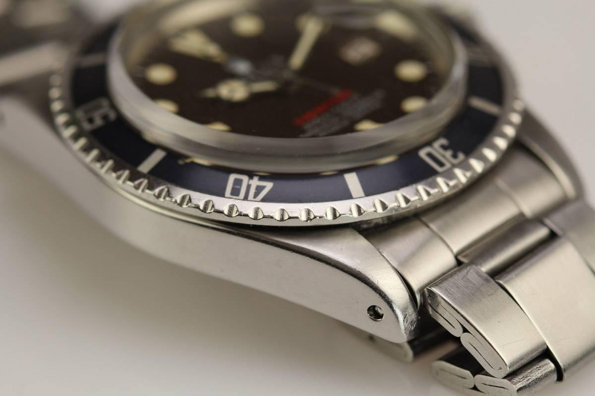 This is an original Rolex 'Red