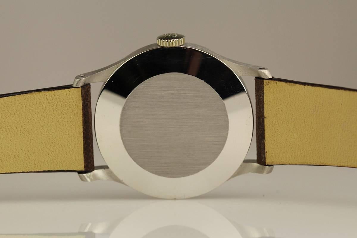 Patek Philippe White Gold Calatrava Wristwatch Ref 570  1