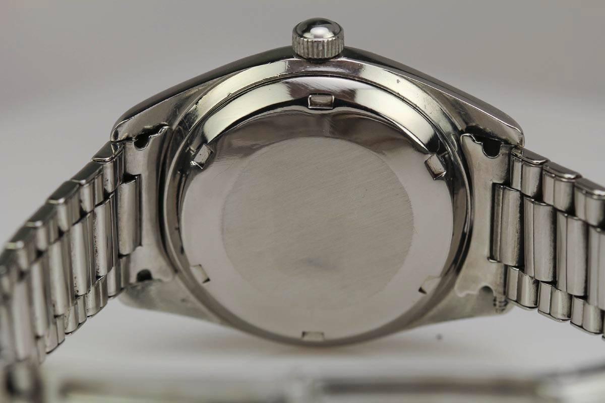 Eberhard & Co. Stainless Steel Scientigraf Wristwatch In Excellent Condition In Miami Beach, FL