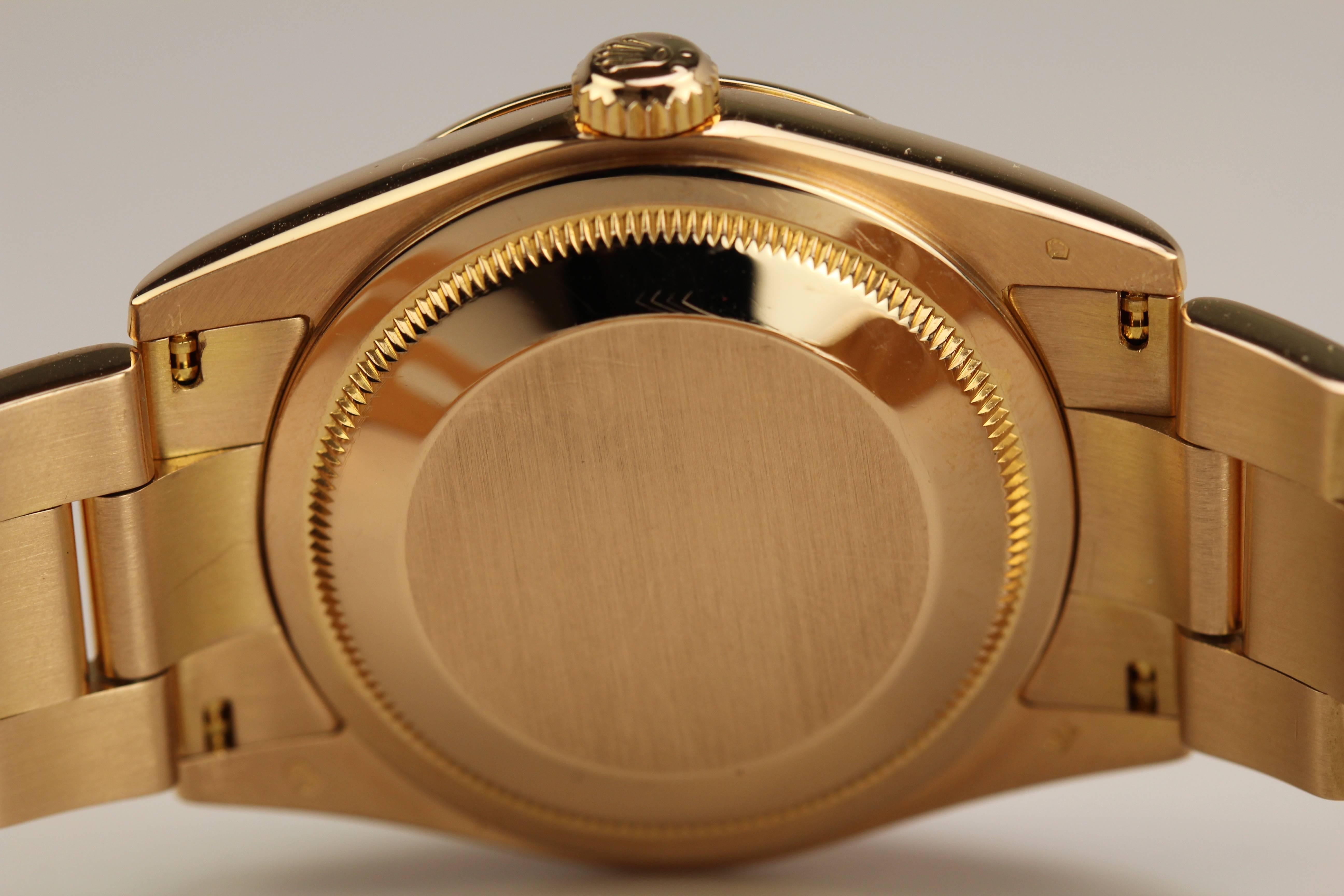 Rolex Rose Gold President Day-Date Wristwatch Ref 118235  In Excellent Condition In Miami Beach, FL