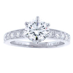 Tiffany & Co. 1.09 Carat Diamond Engagement Ring