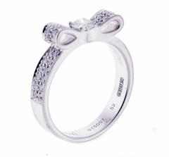 Chanel Ruban Diamond Bow Gold Engagement Ring 