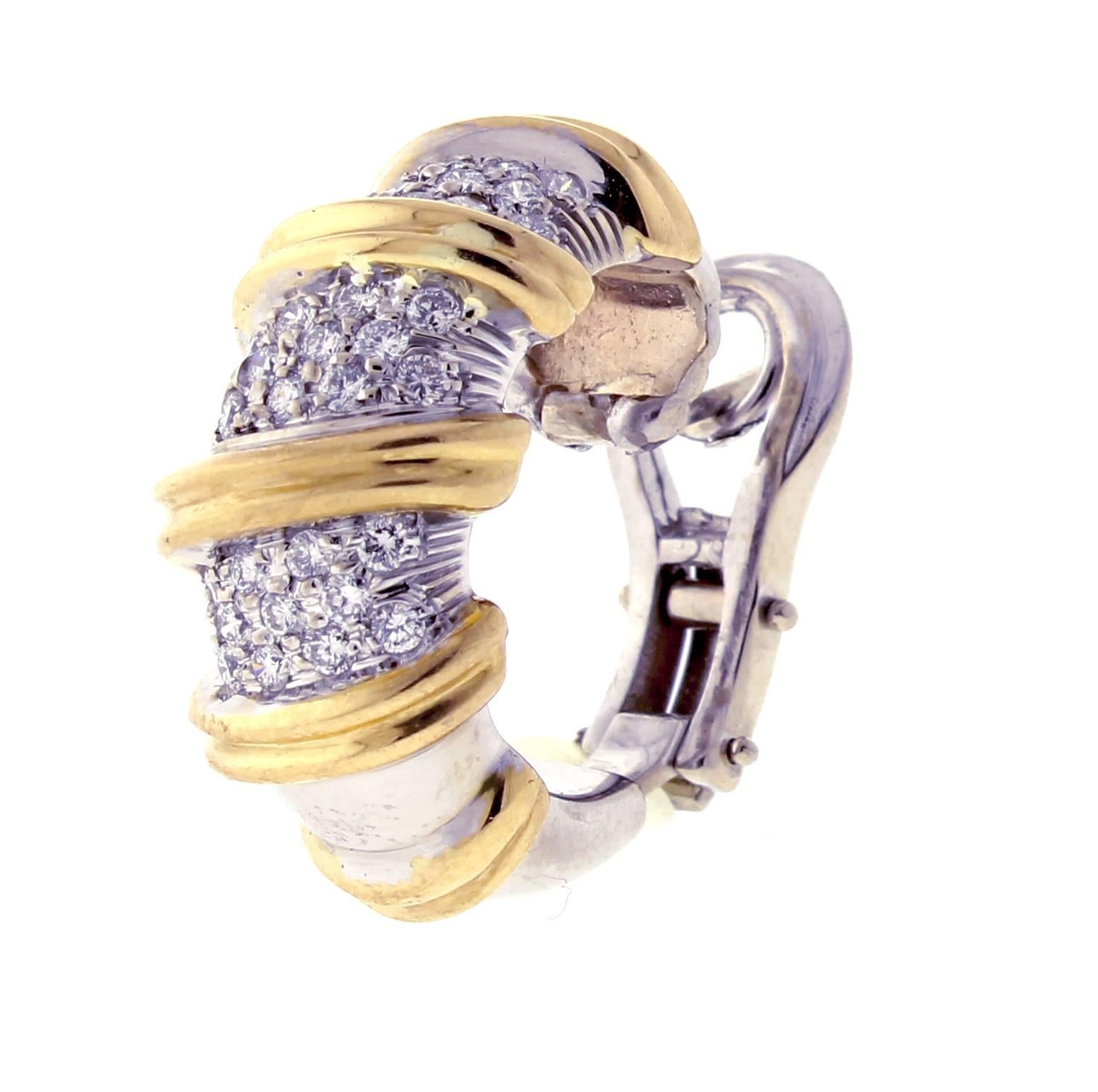 Roberto Coin’s Nabucco Diamond Hopp Earrings 1