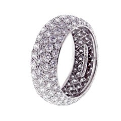 Tiffany & Co. Etoile Five-Row Pavé Diamond Band Ring