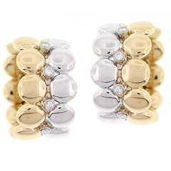 Cartier Diamond Gold Ear Clips 6