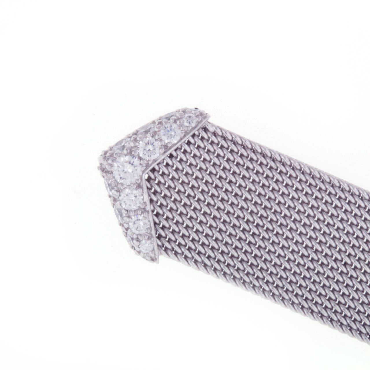 Women's Tiffany & Co. Diamond Platinum Buckle Bracelet
