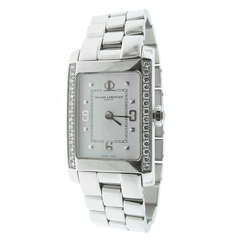 Baume & Mercier Lady's Stainless Steel and Diamond Wristwatch