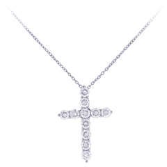 Tiffany & Co. Diamond Cross Necklace