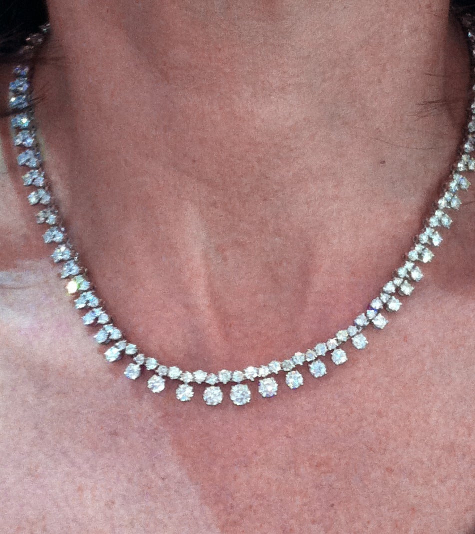 Women's Kurt Wayne 15 Carat Diamond Platinum Necklace