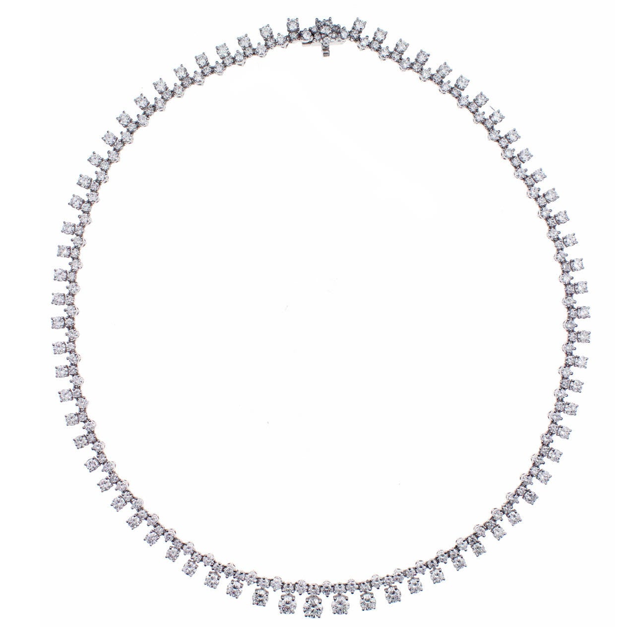 Kurt Wayne 15 Carat Diamond Platinum Necklace