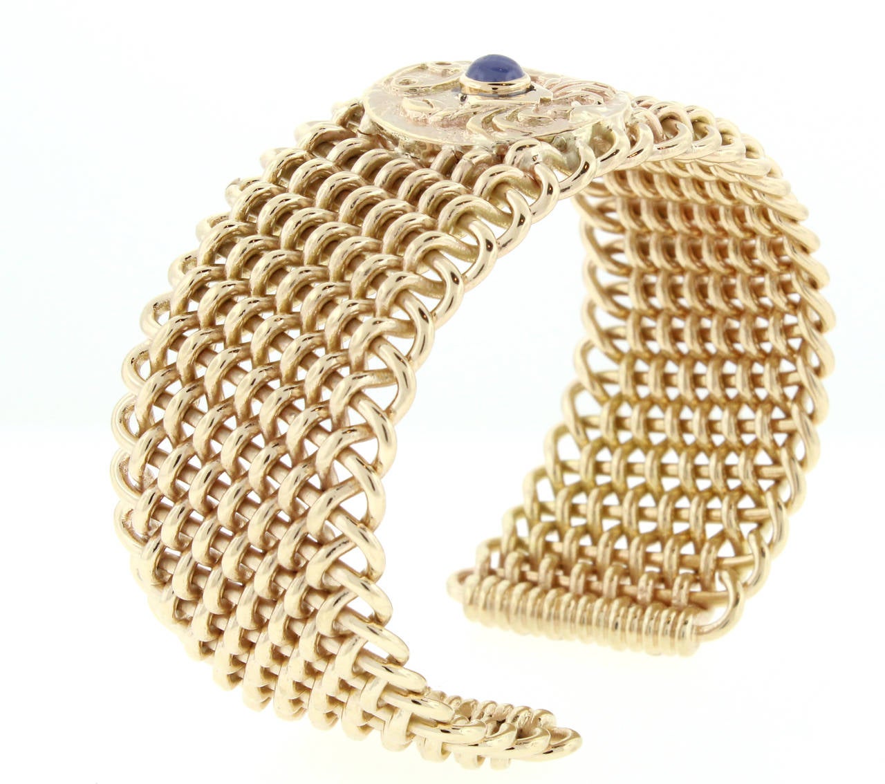 A gift from an admirer, this handmade 14 karat wide cuff bracelet was a prized possession of one of the golden age of Broadway's leading ladies.

Iva Withers, an actress and singer, was known for her long runs in some of Rodgers and Hammerstein's