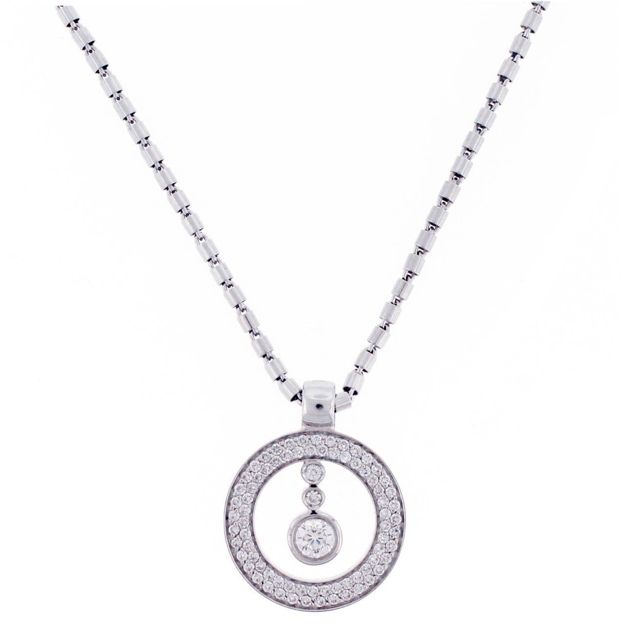 Roberto Coin Cento Diamond Gold Pendant Necklace