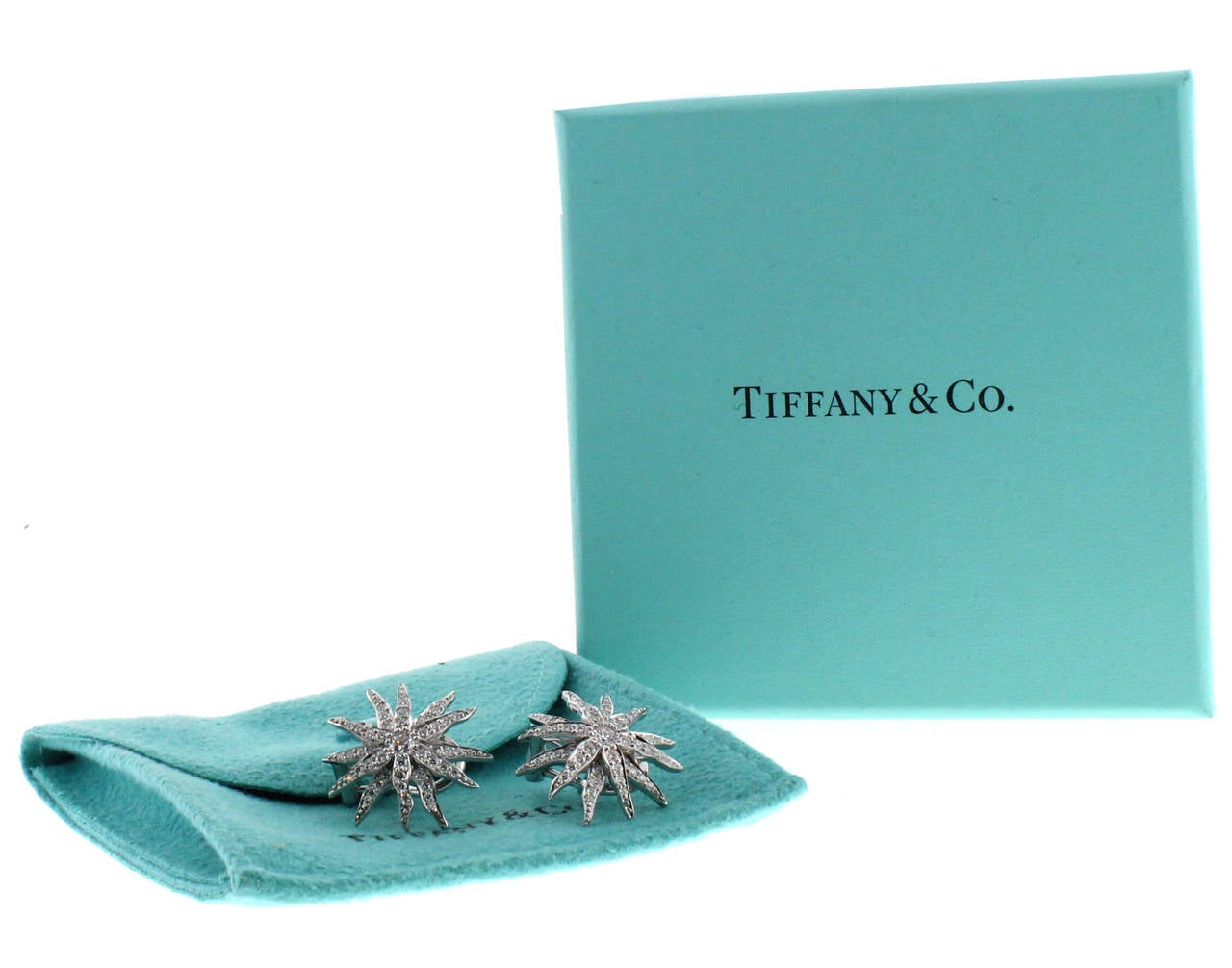 tiffany lace sunburst earrings
