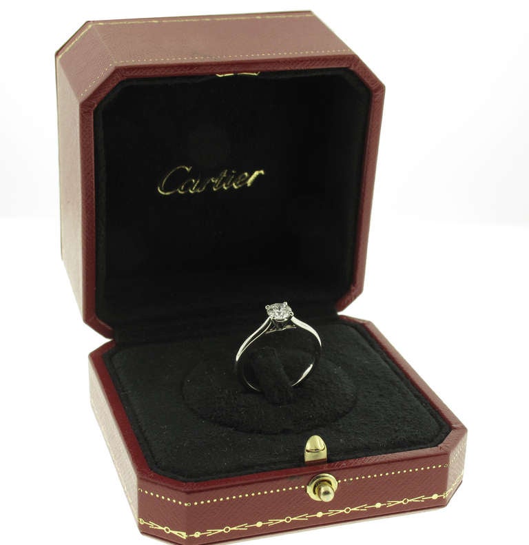 Women's Cartier .70 Diamond Engagement Ring