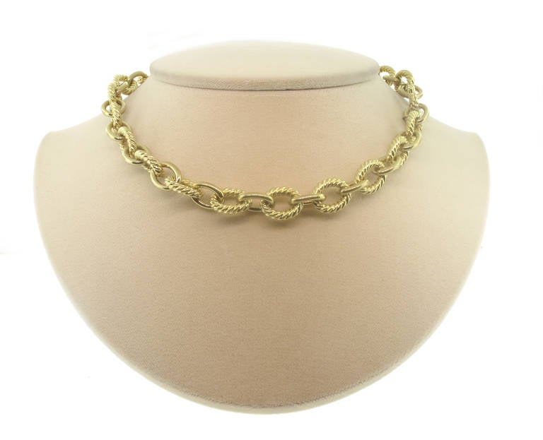 David Yurman Gold Necklace
