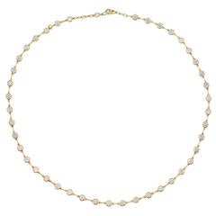 Elsa Peretti Diamond by the Yard Gold Necklace