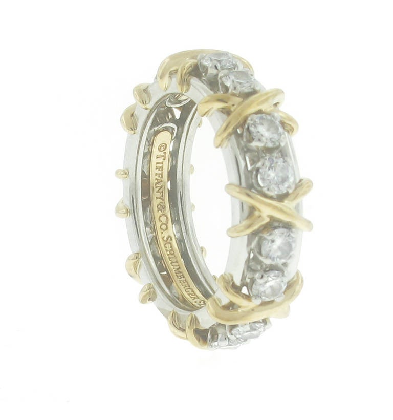 Tiffany & Co. Schlumberger Sixteen Stone Ring In New Condition In Bethesda, MD