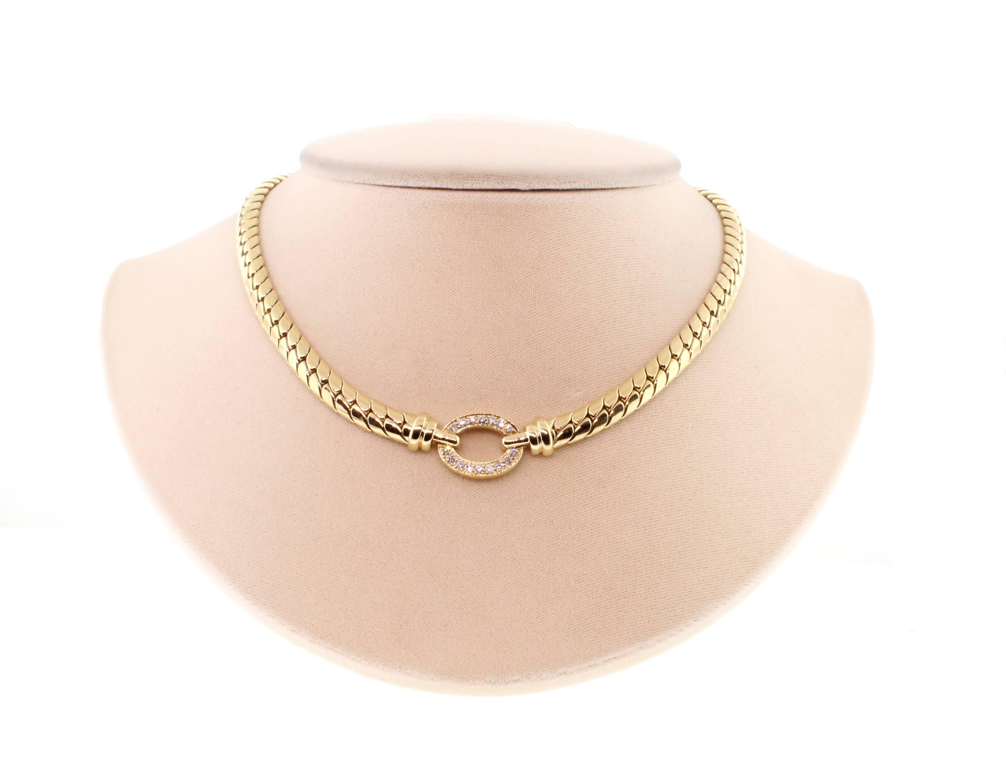 Women's Van Cleef & Arpels Diamond Gold Necklace