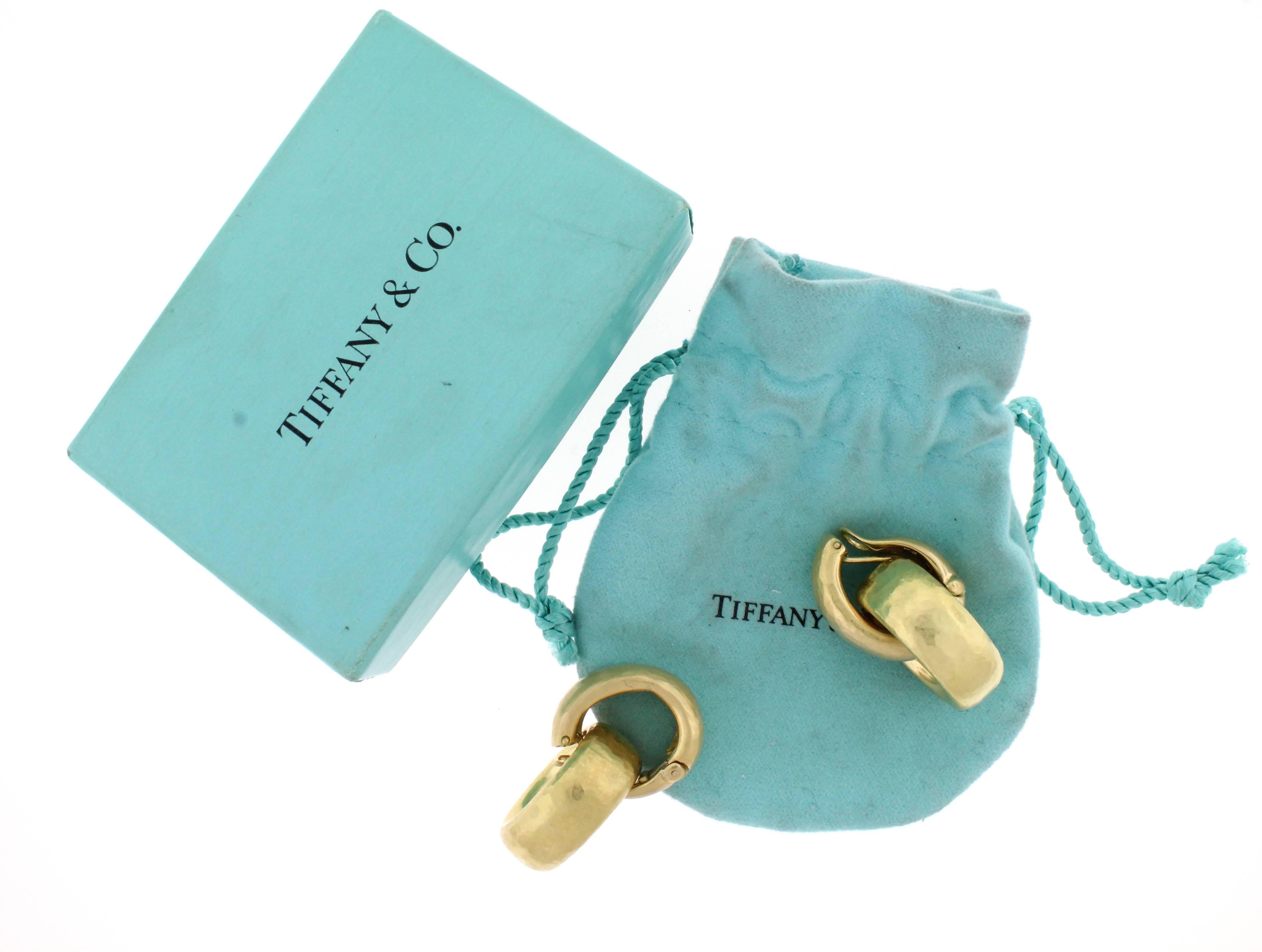 Women's  Tiffany & Co. Paloma Picasso Hammered Double Hoop Earrings  