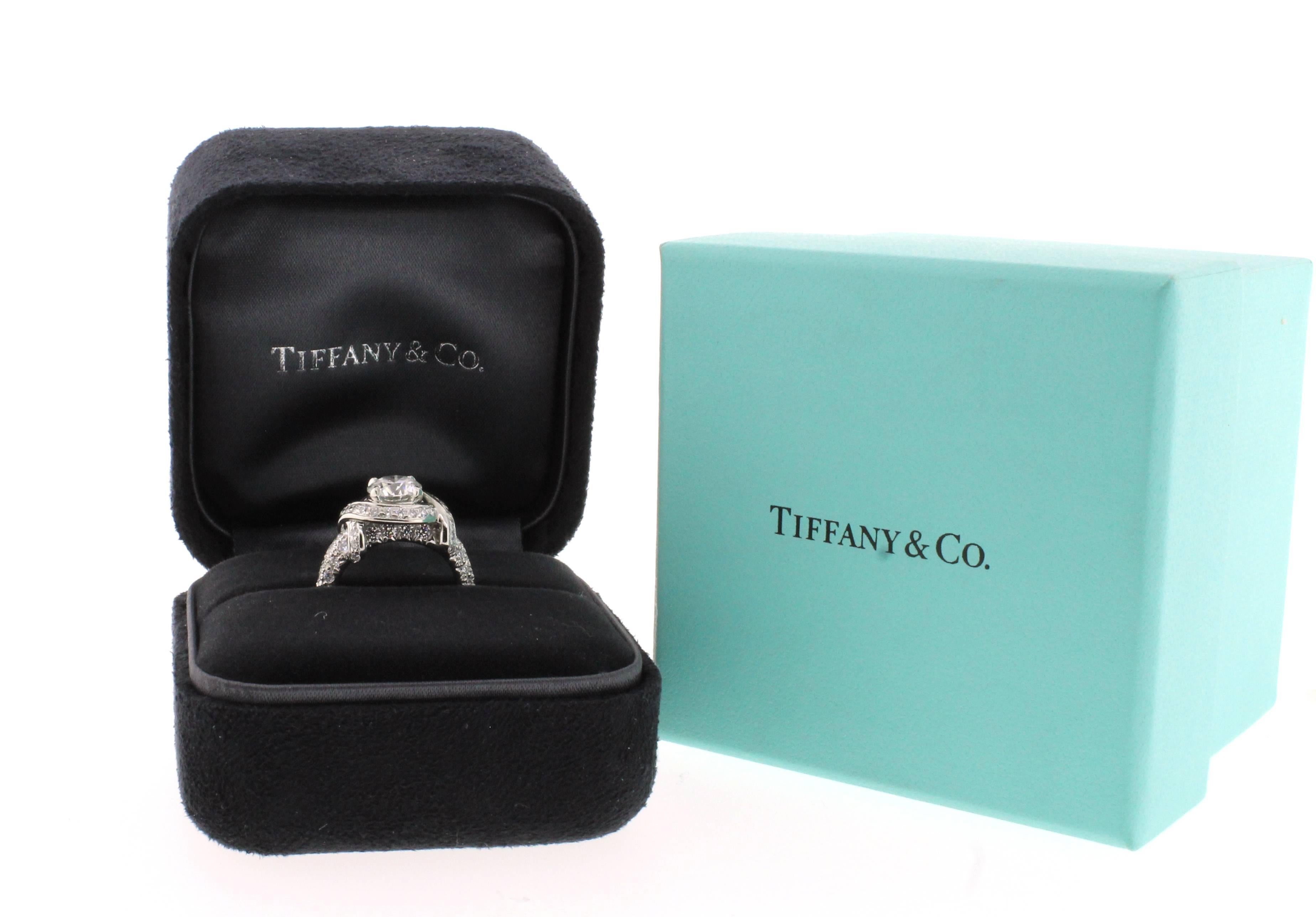 Women's Tiffany & Co. Jean Schlumberger Diamond platinum Engagement Ring