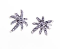 Tiffany & Co. Diamond Platinum Fireworks Earrings