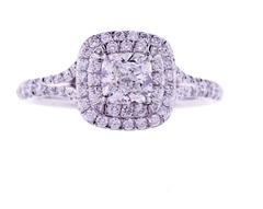 Tiffany & Co. Soleste Diamond Platinum Engagement Ring
