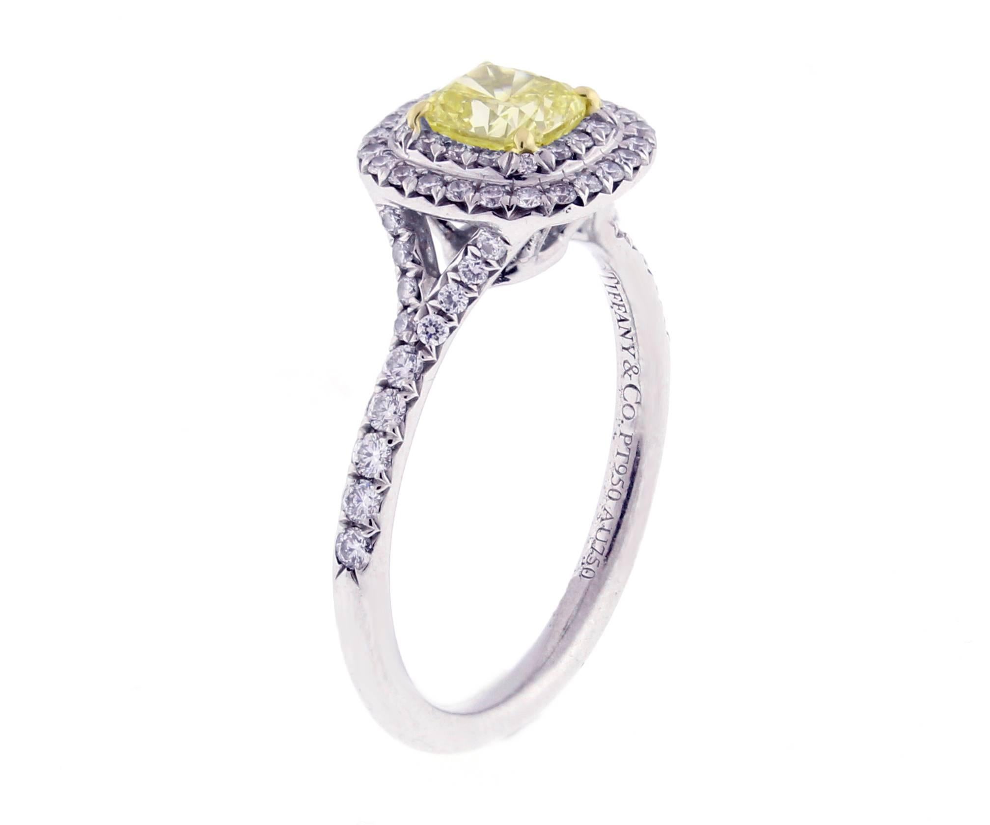yellow diamond engagement ring tiffany